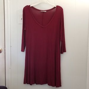 LouLou V-Neck Soft Tunic 3/4 Sleeves Tunic